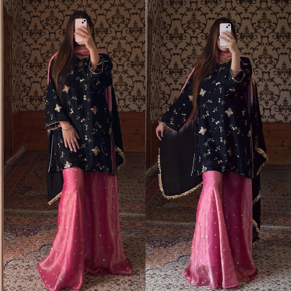 Designer Kurta Sharara Set