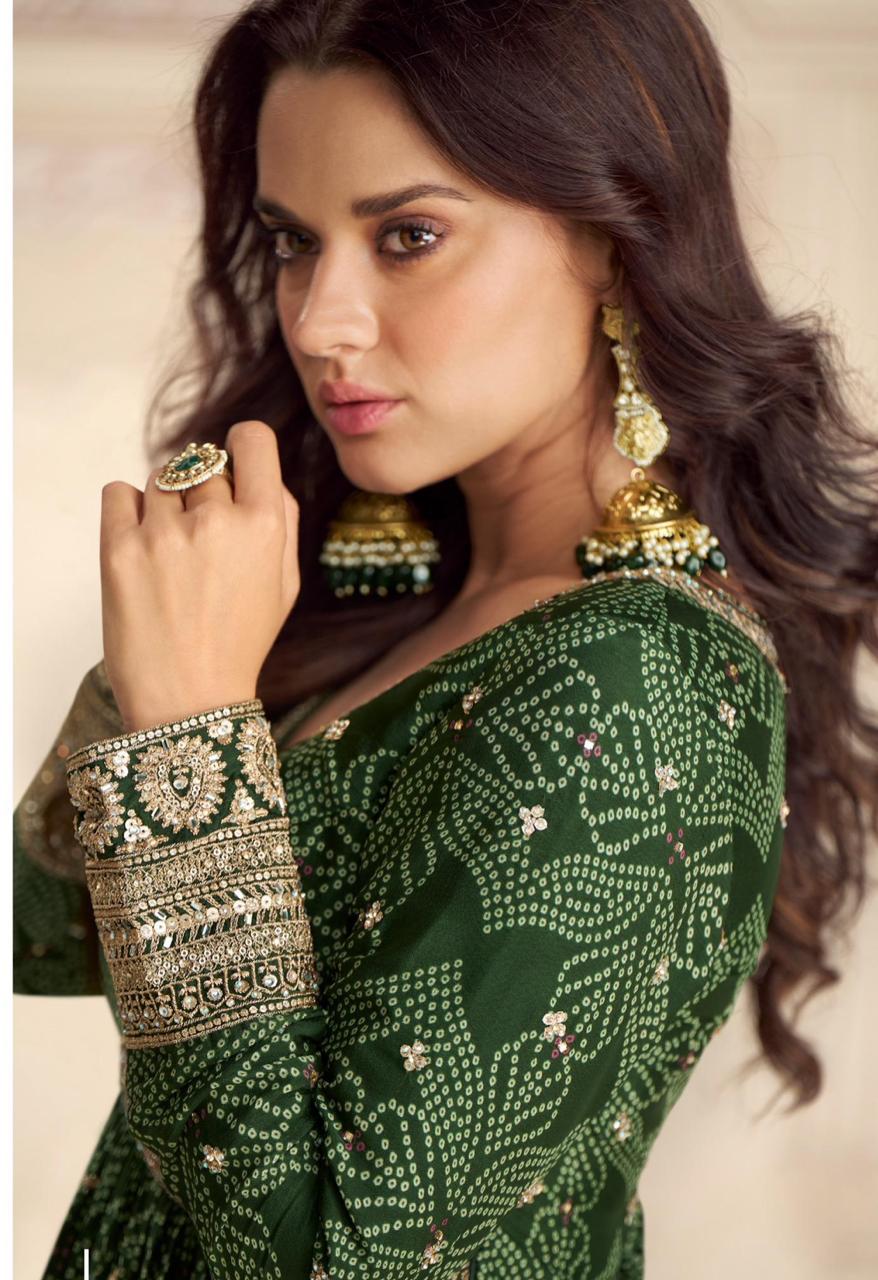 Designer Embroidered Anarkali Gown