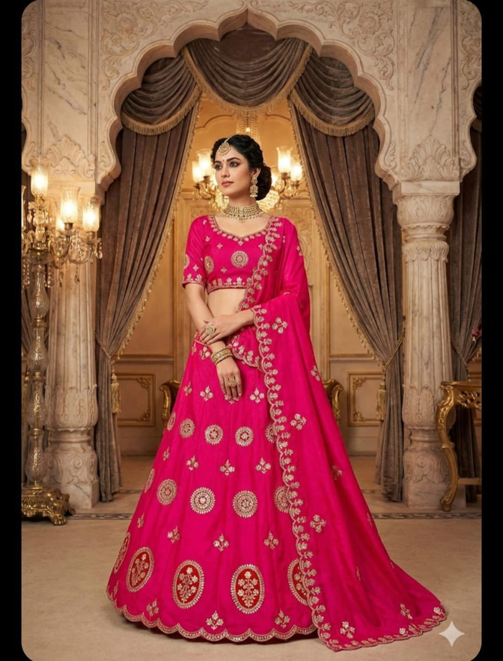 Luxury Embroidered Lehenga Choli (Available in 4 Colors)