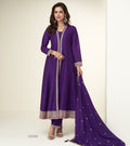 Embroidered Anarkali Kurta Set with Dupatta