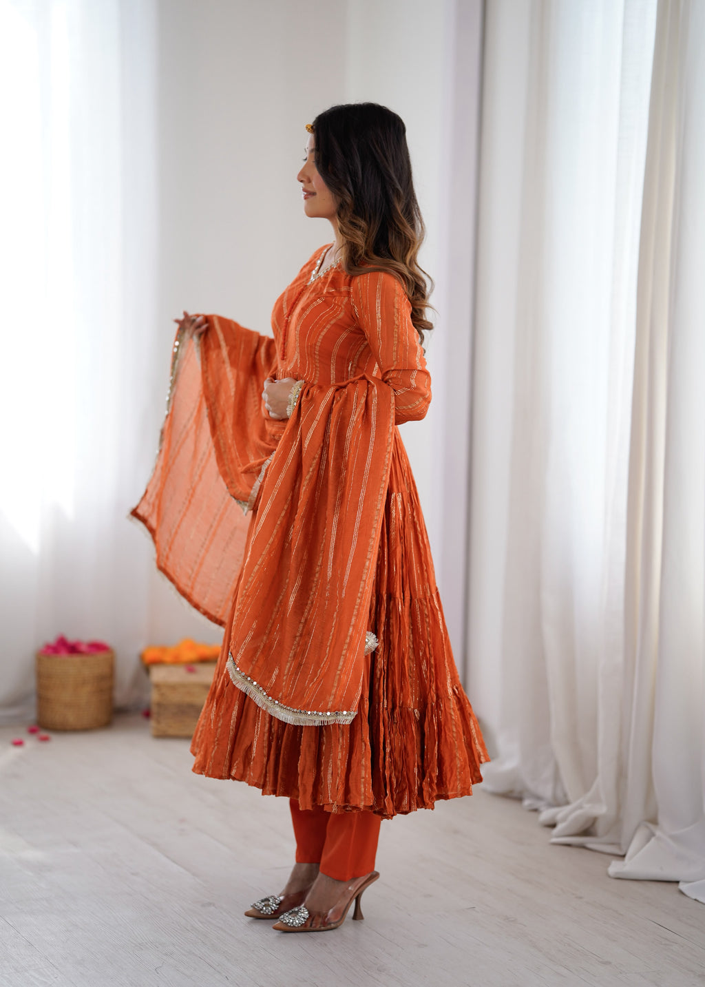 Women’s H.O. Silk Bead & Sequin Work Suit