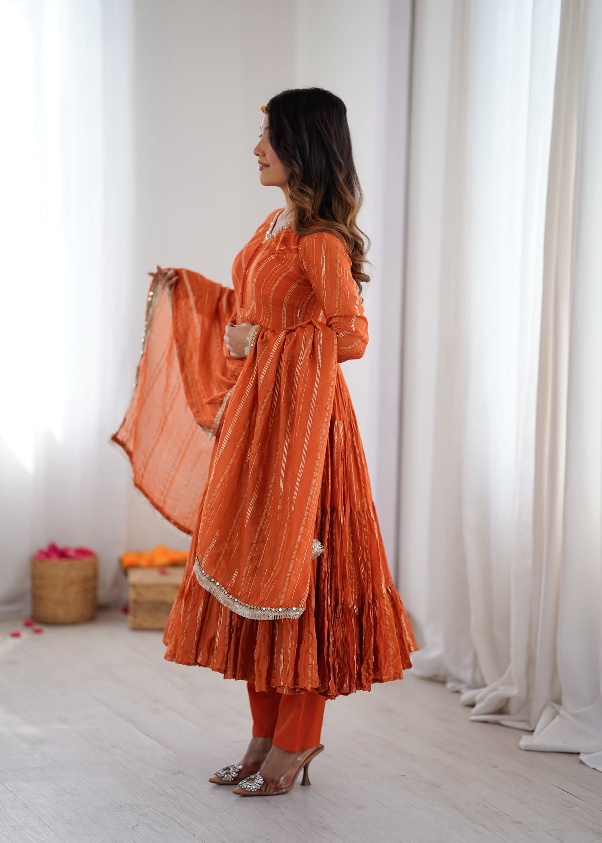 Women’s H.O. Silk Bead & Sequin Work Suit