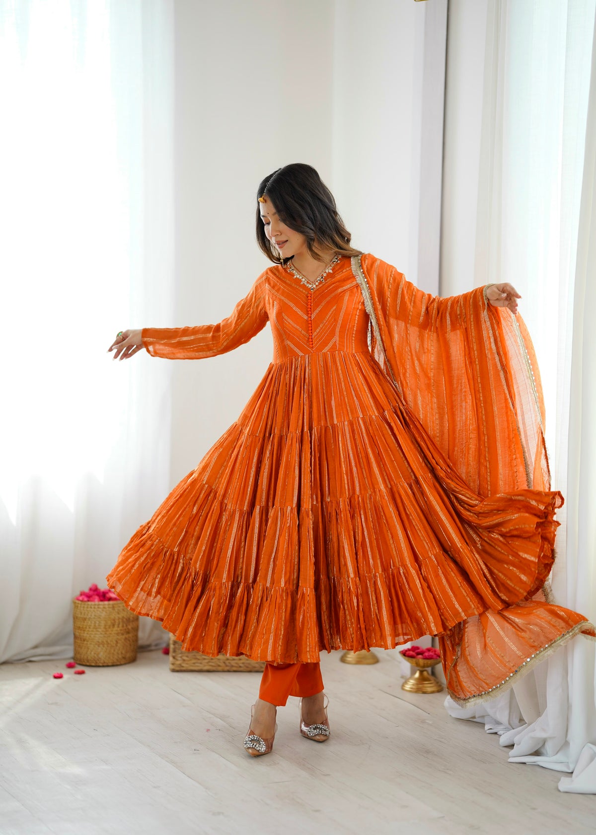 Women’s H.O. Silk Bead & Sequin Work Suit