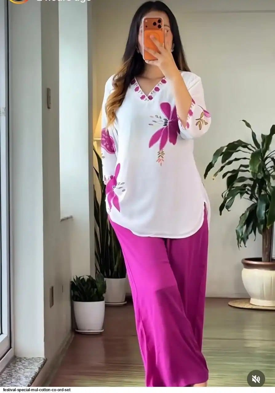 Women’s Heavy Rayon Digital Print Outfit Set