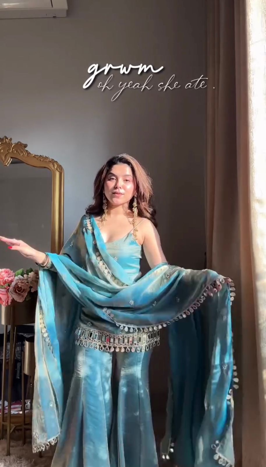 Stylish Sequence Embroidered Sharara Set