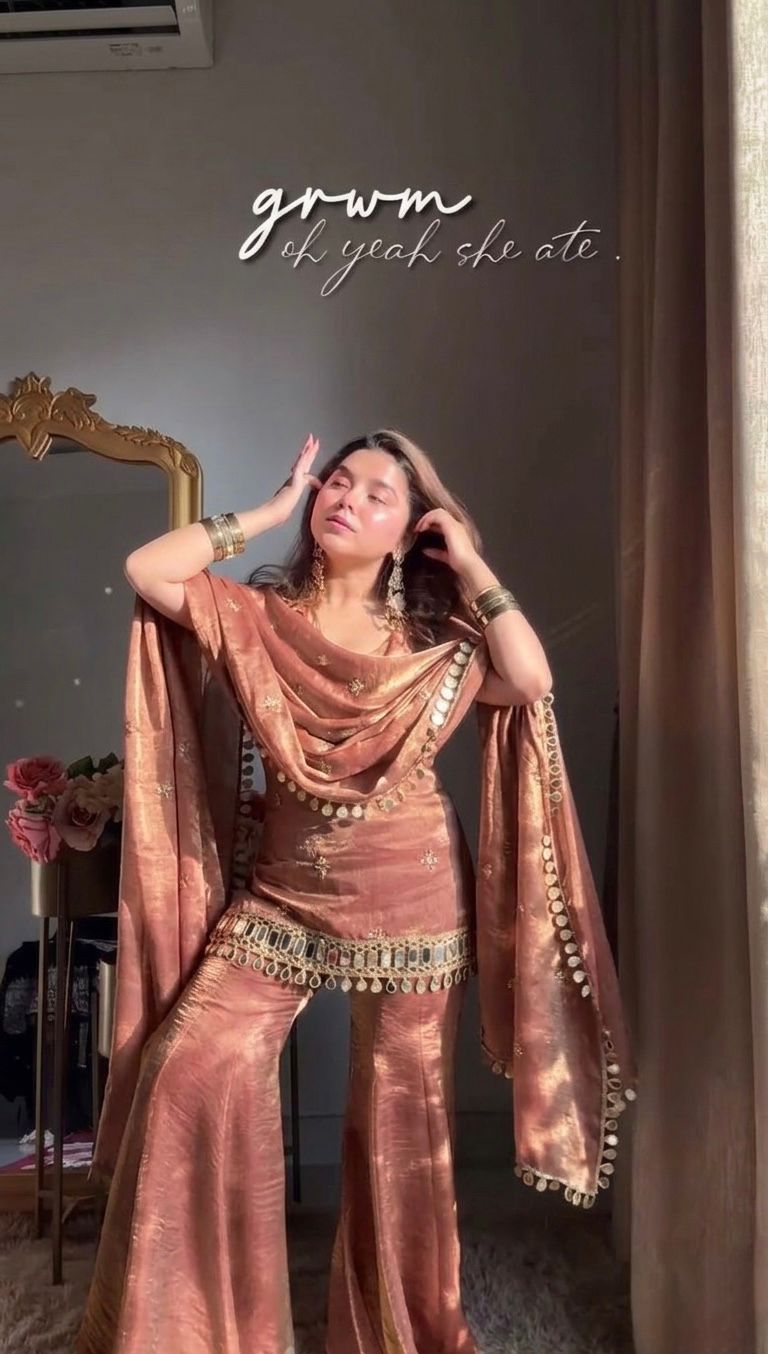 Stylish Sequence Embroidered Sharara Set