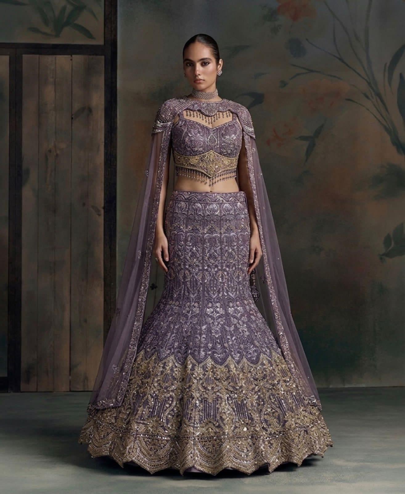 Women’s Royal Fish-Cut Lehenga Set