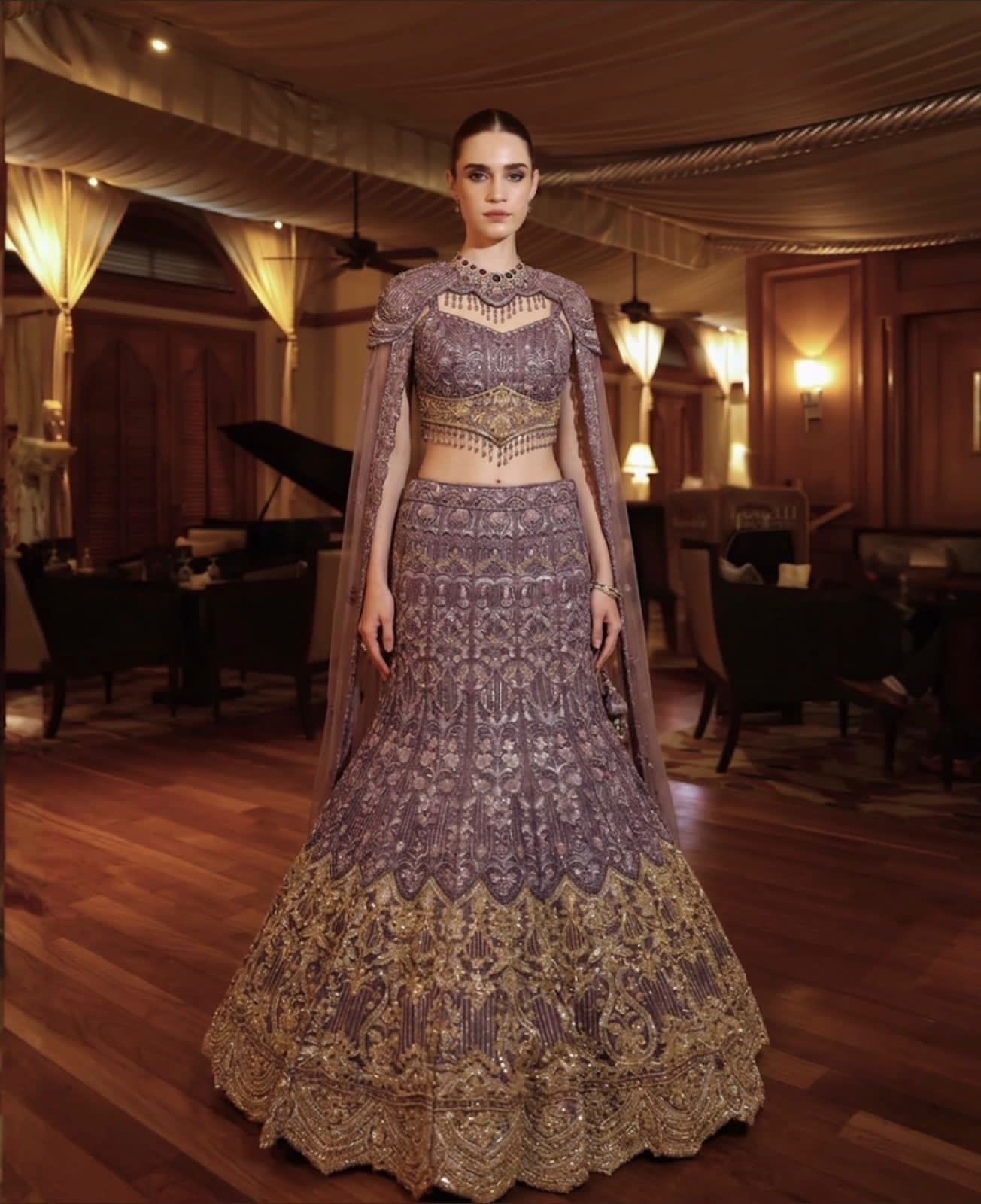 Women’s Royal Fish-Cut Lehenga Set