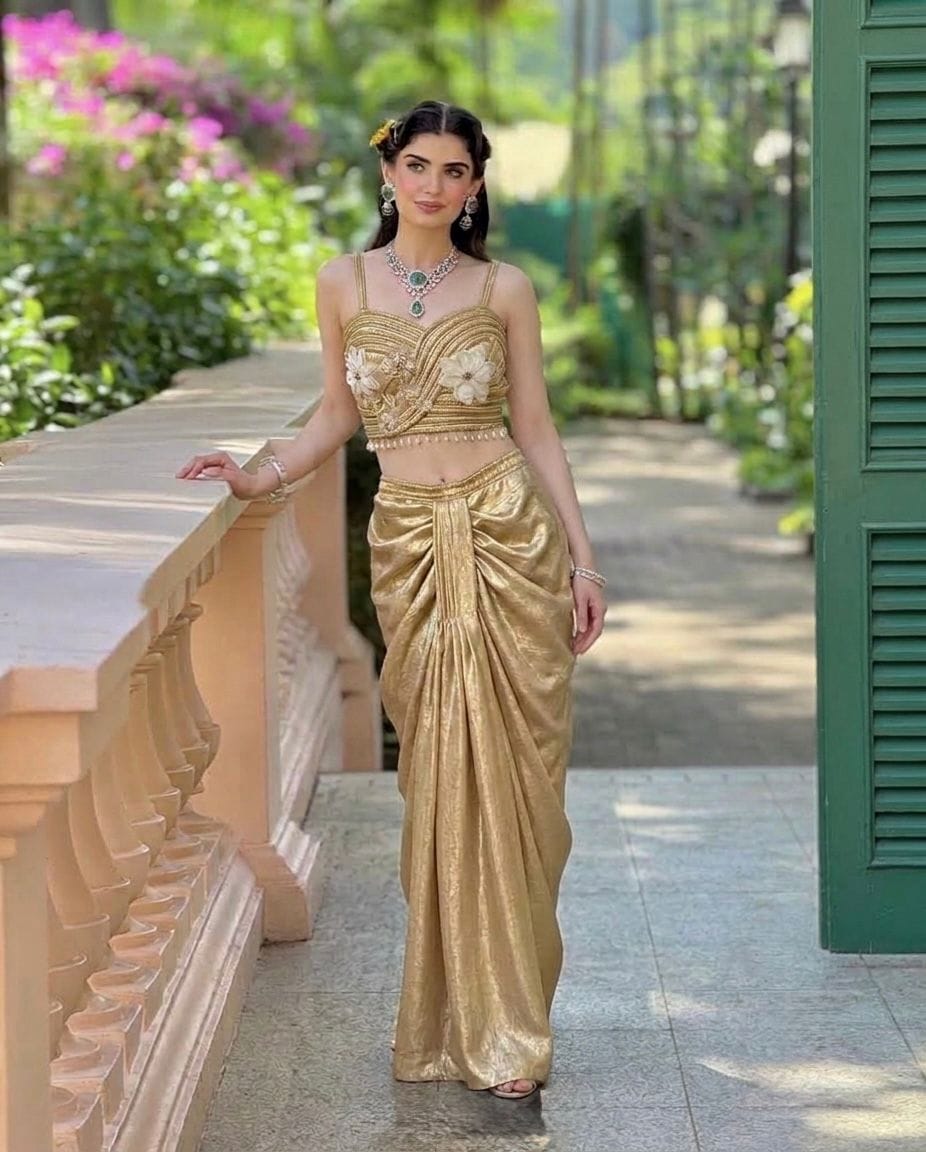 Women’s Premium Draped Ready-to-Wear Saree