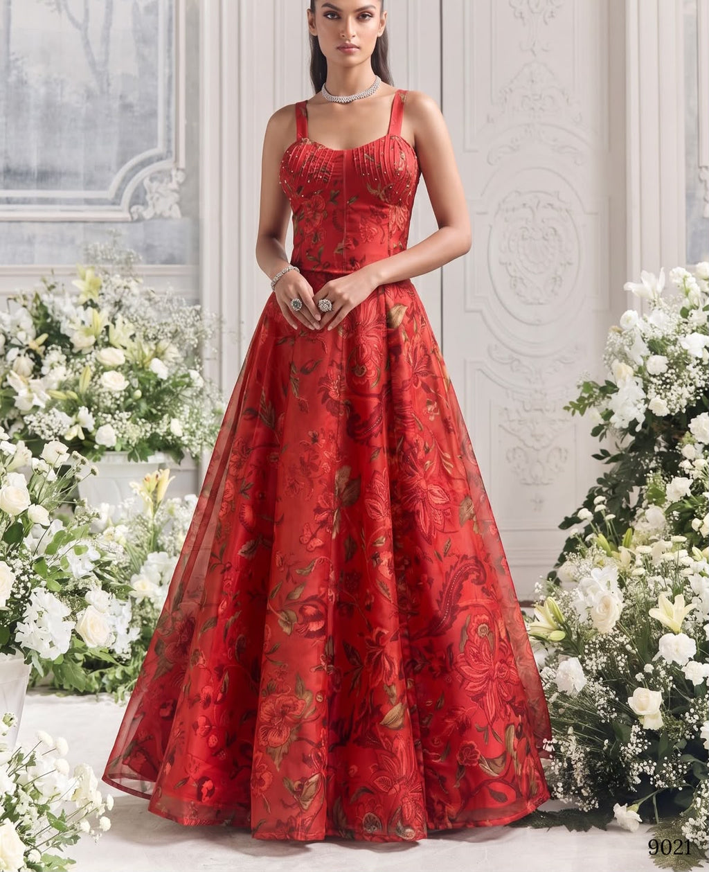 Women’s Ready-to-Wear Tabby Organza Designer Lehenga Set