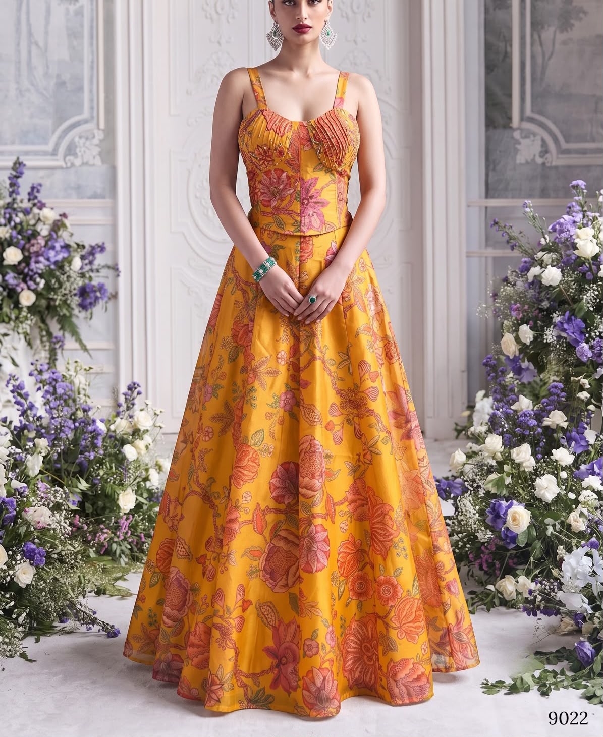 Women’s Ready-to-Wear Tabby Organza Designer Lehenga Set
