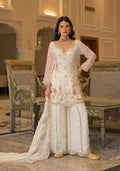 Women’s Fancy Satin Beaded Embroidered Palazzo Set