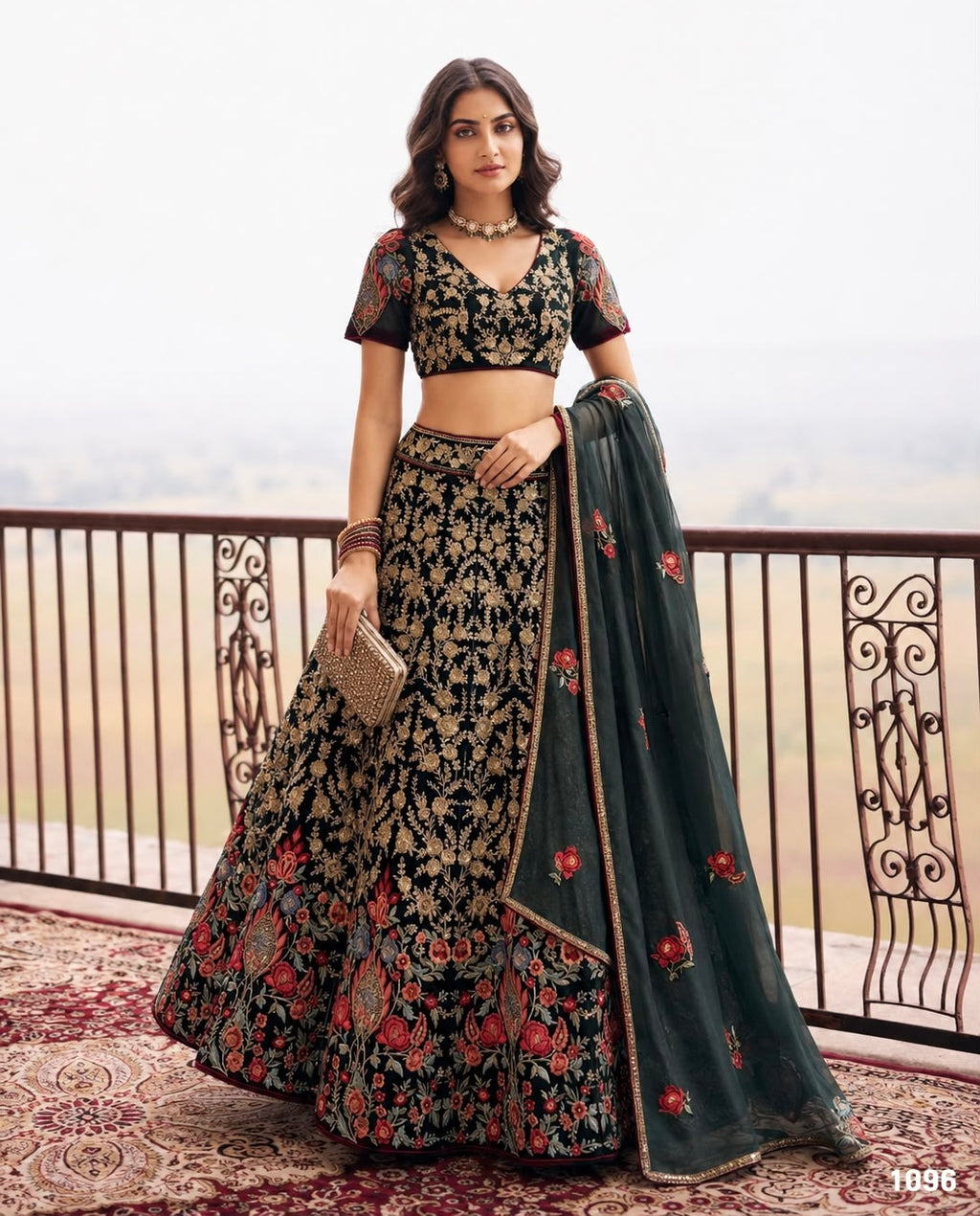 Premium Net Embellished Lehenga Set