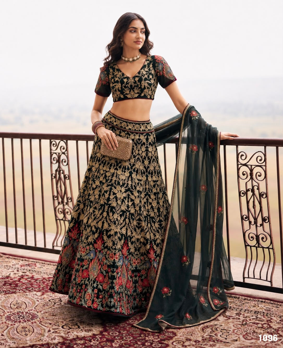 Premium Net Embellished Lehenga Set
