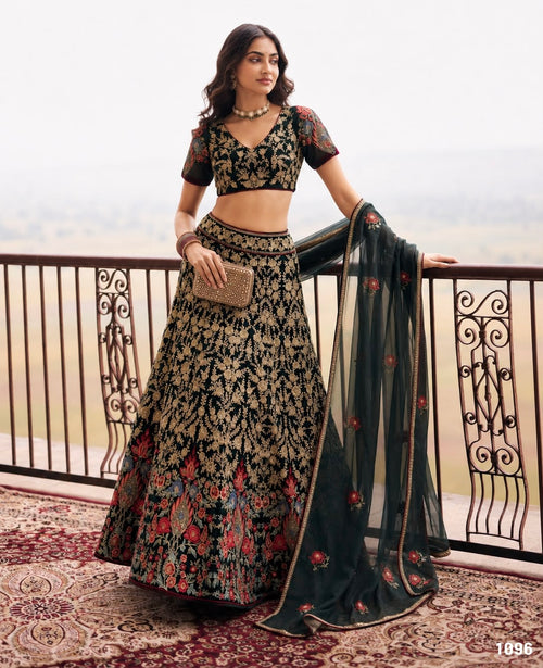 Premium Net Embellished Lehenga Set