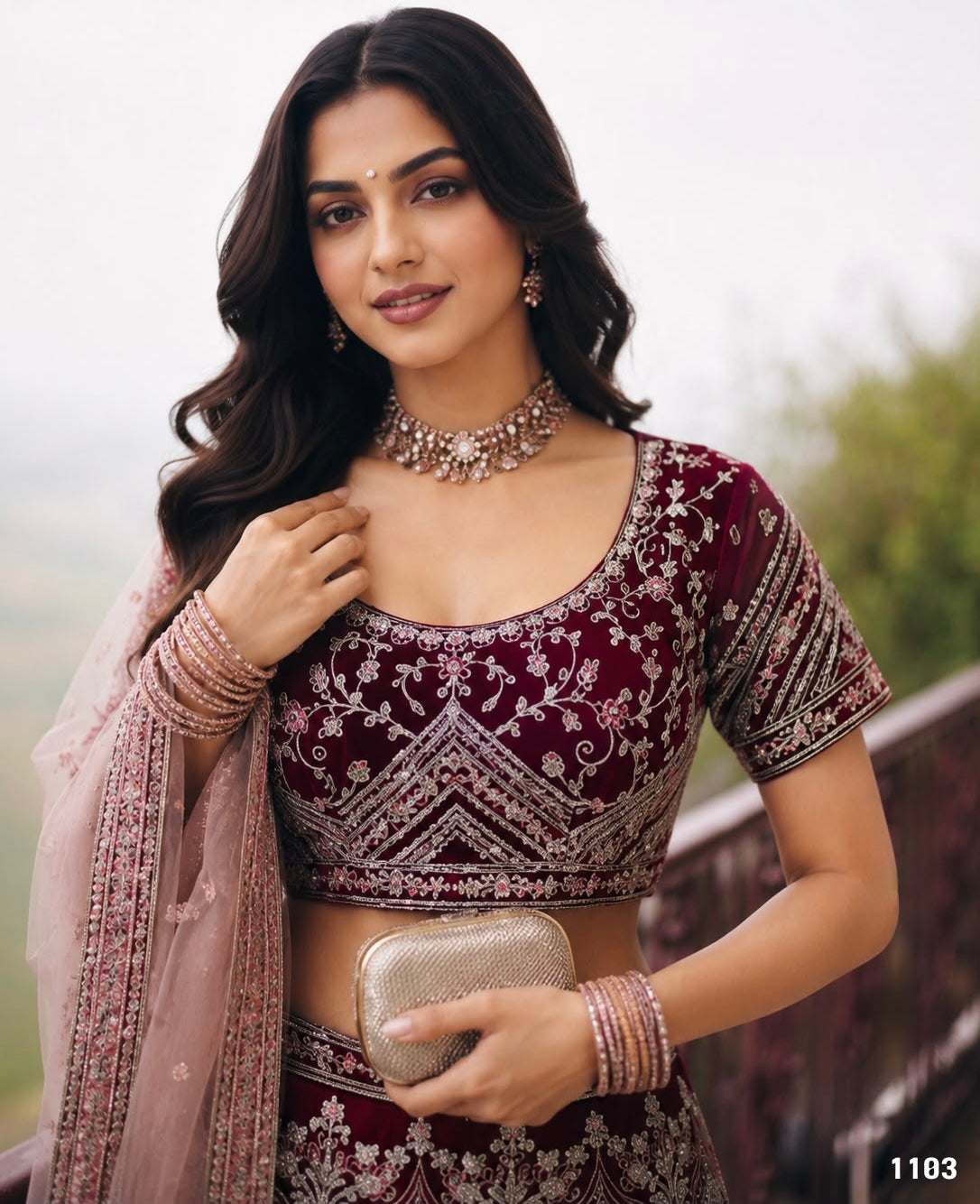 Premium Net Embellished Lehenga Set