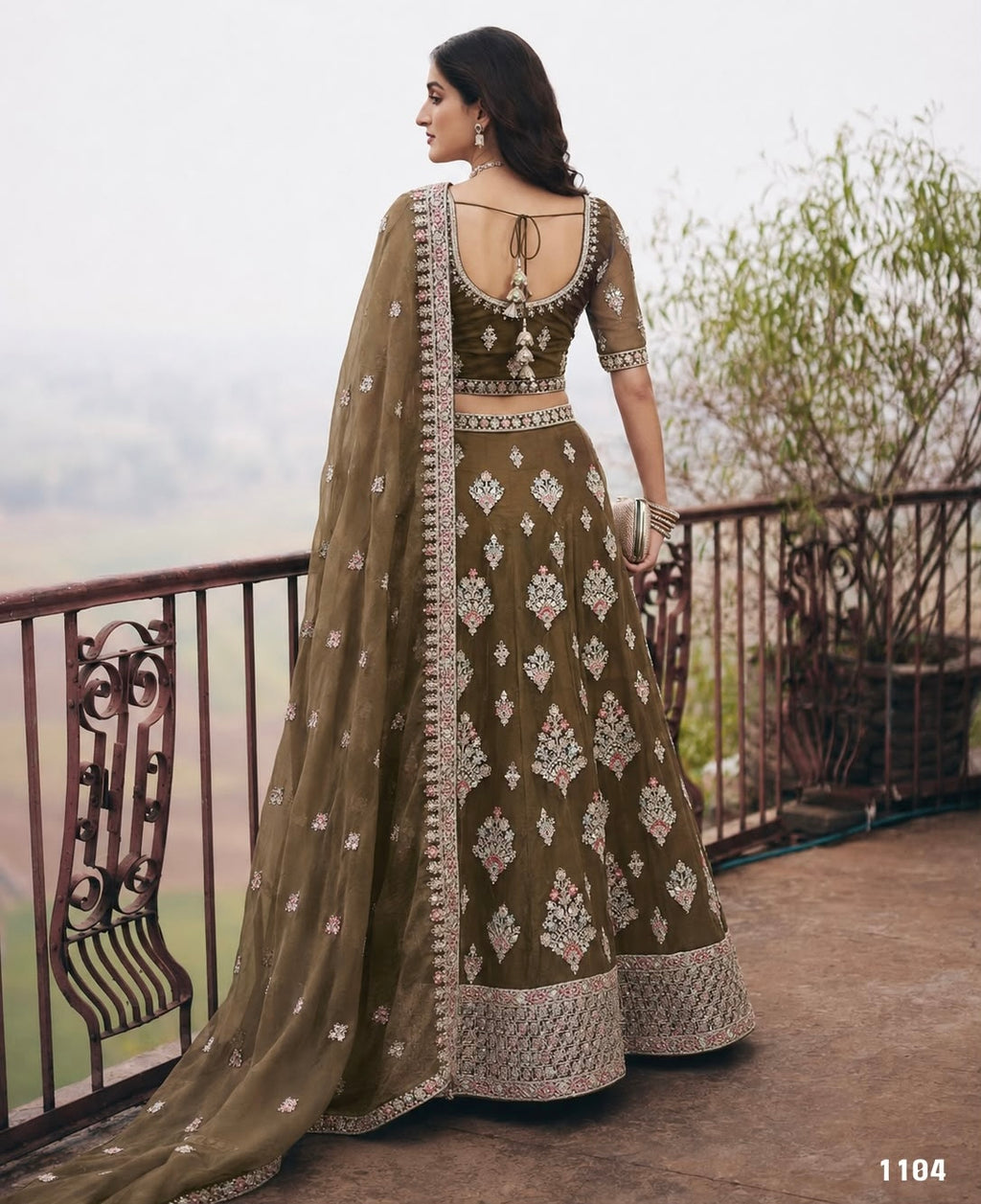 Premium Net Embellished Lehenga Set