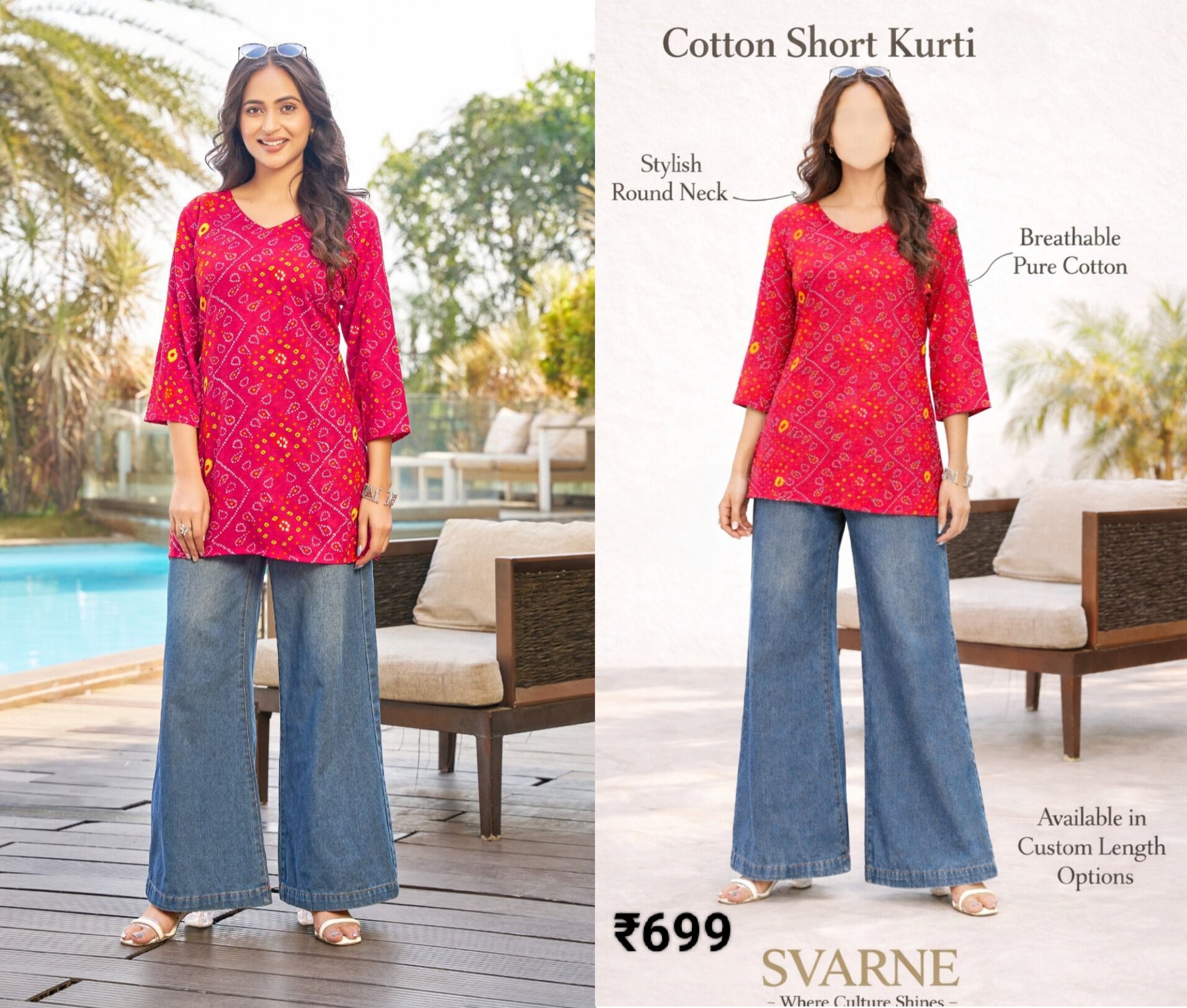 Cotton Short Kurti