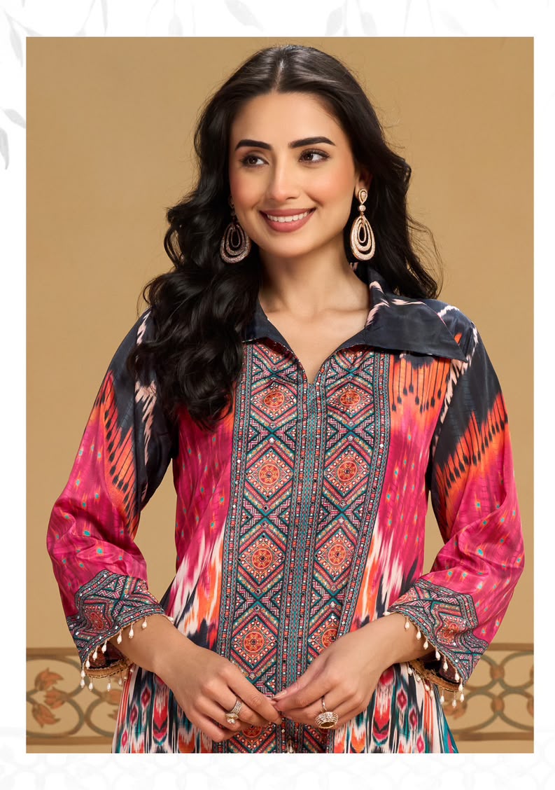 Women’s Real Premium Silk Co-Ord Set