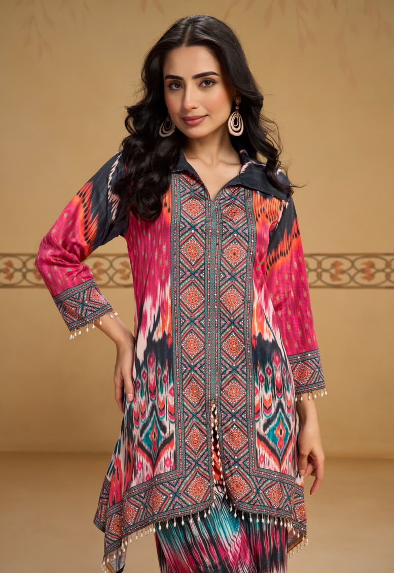 Women’s Real Premium Silk Co-Ord Set