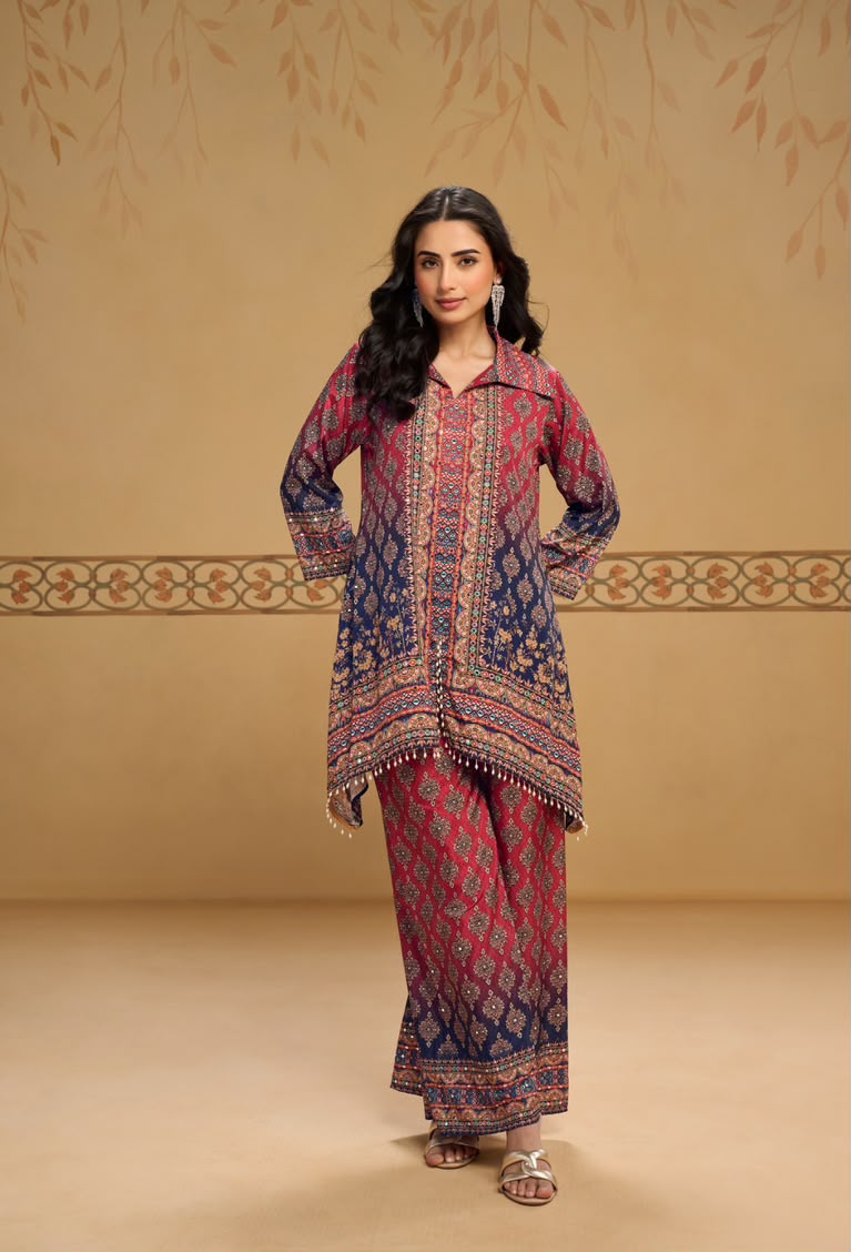 Women’s Real Premium Silk Co-Ord Set