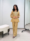 Women’s Mosko Designer Co-Ord Set with Embroidered Shrug