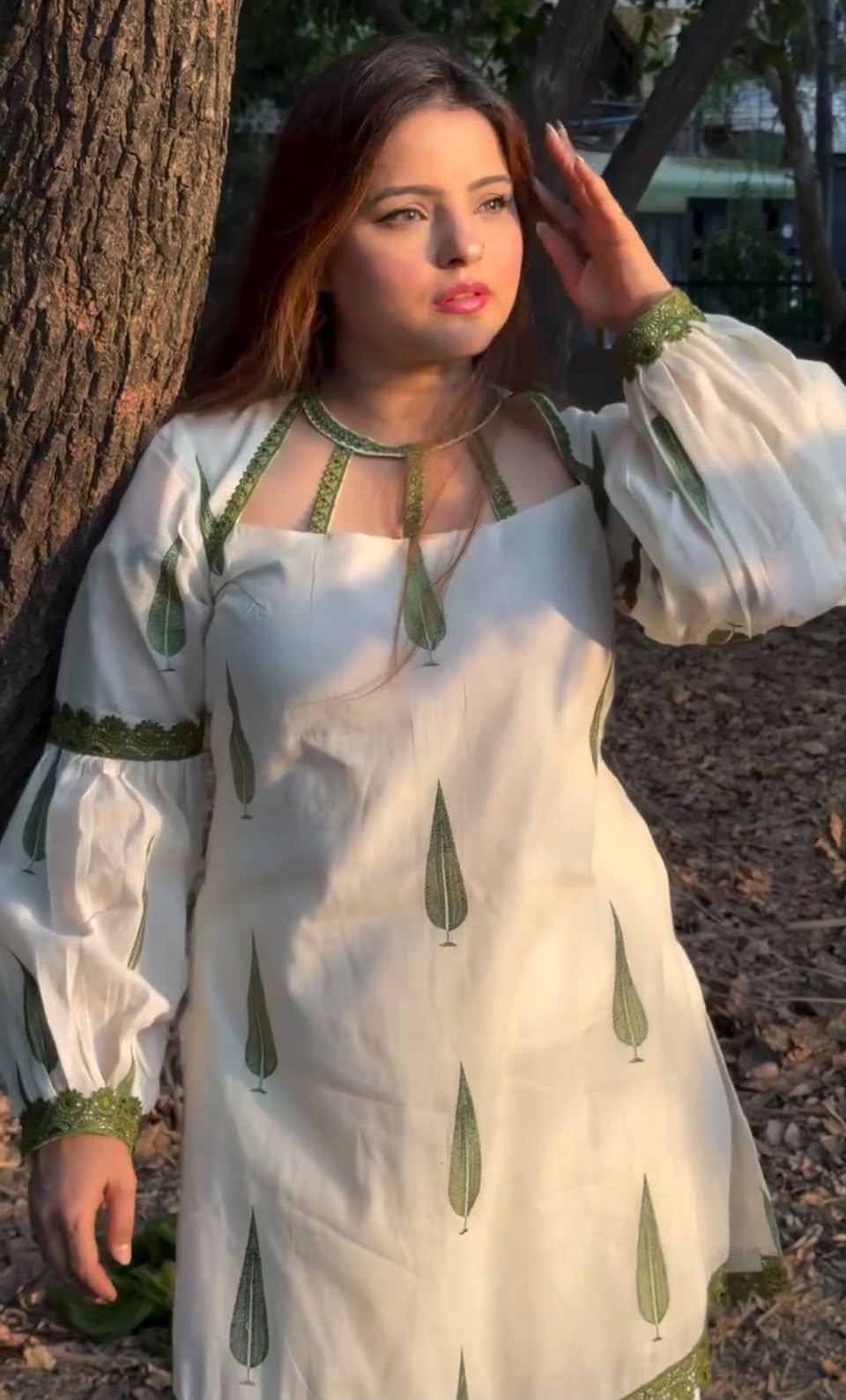 Women’s Heavy French Crepe Embroidered Suit Set