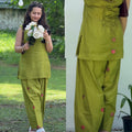 Women’s Elegant Chanderi Cotton Designer Farshi Salwar Suit Set