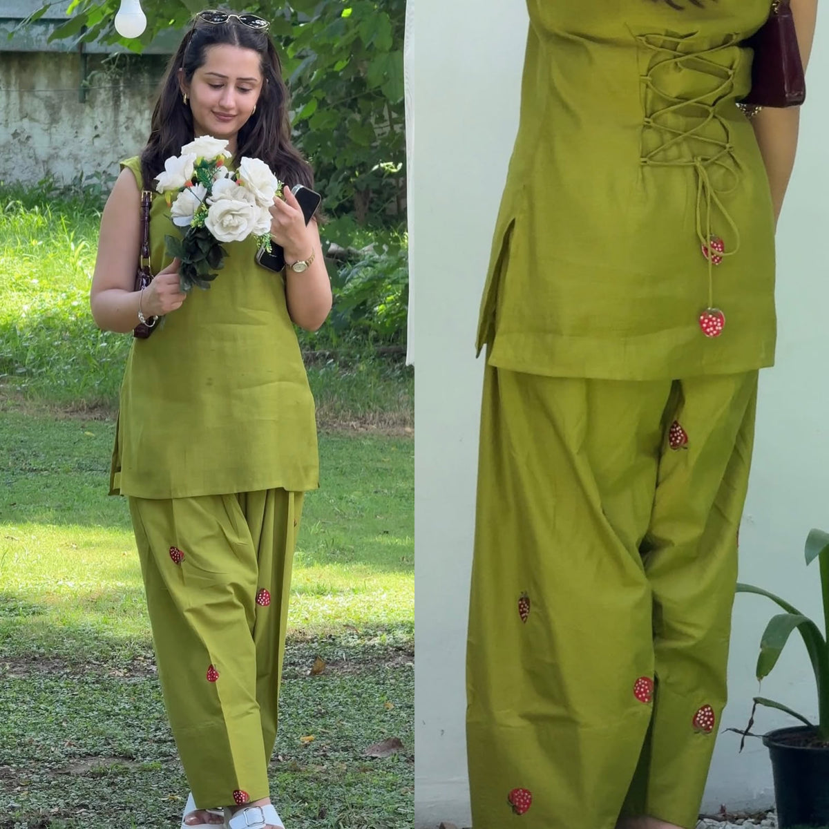 Women’s Elegant Chanderi Cotton Designer Farshi Salwar Suit Set