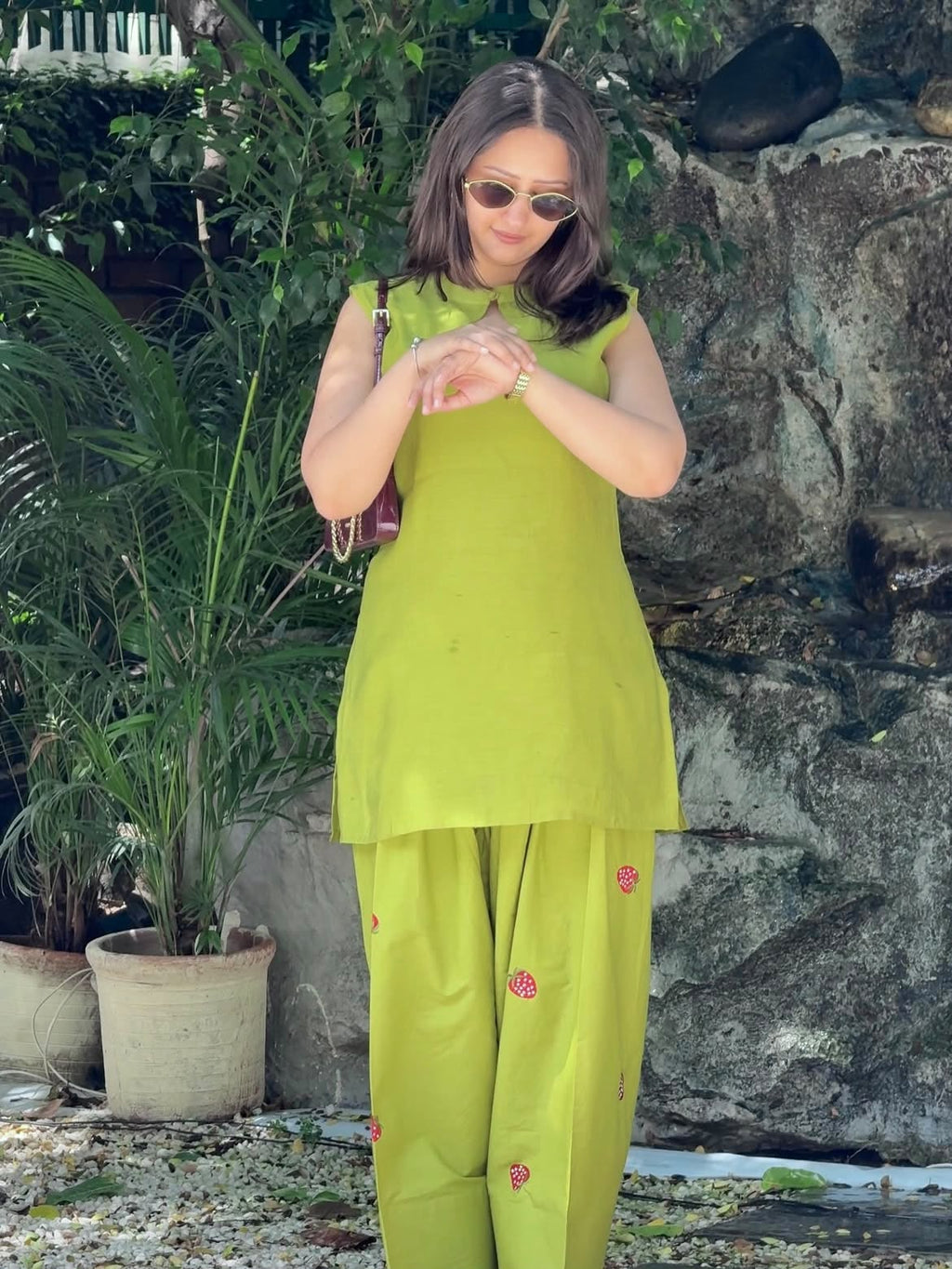 Women’s Elegant Chanderi Cotton Designer Farshi Salwar Suit Set