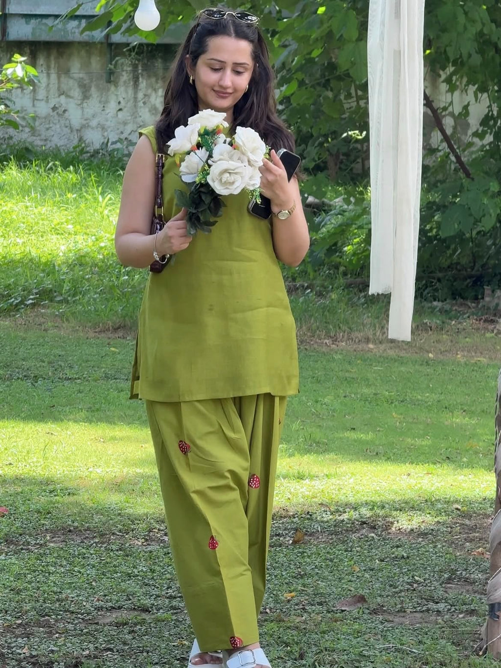 Women’s Elegant Chanderi Cotton Designer Farshi Salwar Suit Set