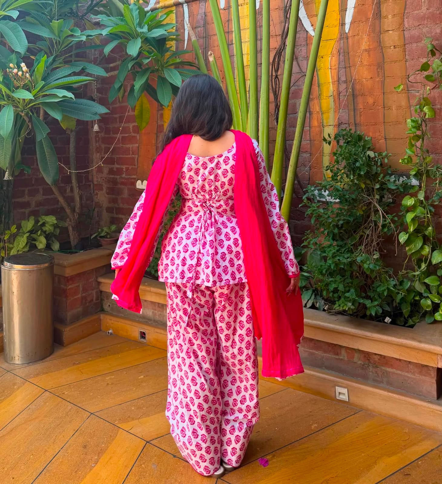 Women’s Pure Cameric Cotton Farshi Pant Set