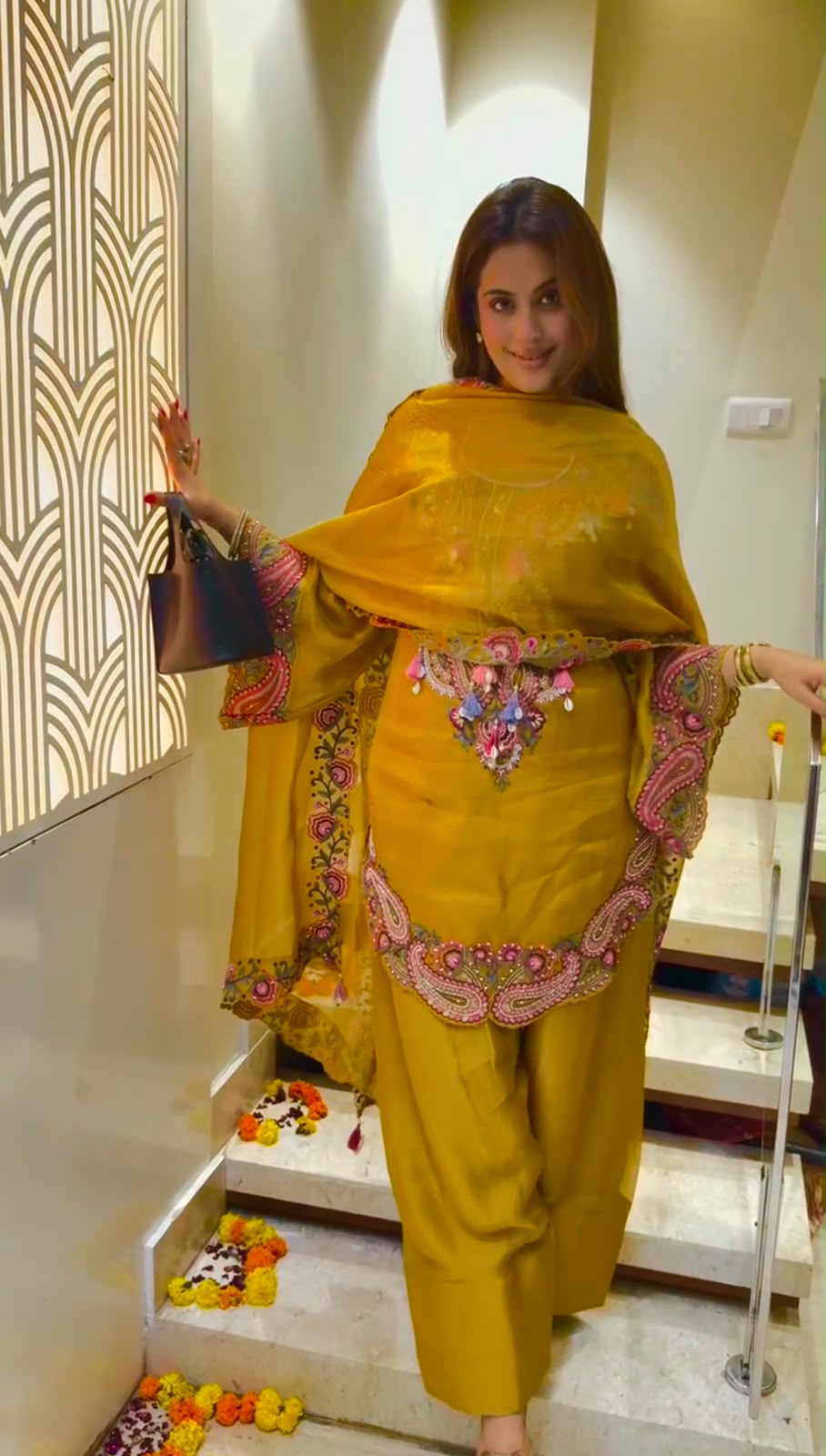 Women’s Heavy Georgette Embroidered Farshi Suit Set