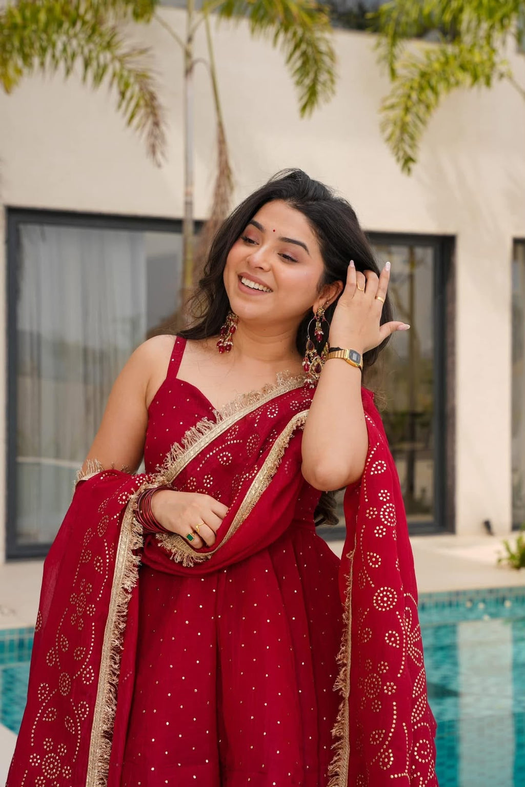 Women’s Tabby Organza Sharara Set