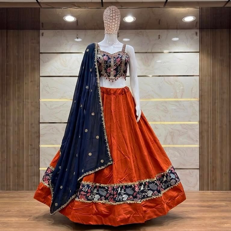 Women’s Roman Silk Chaniya Choli