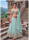 Women’s Candy Crush Blue Lehenga
