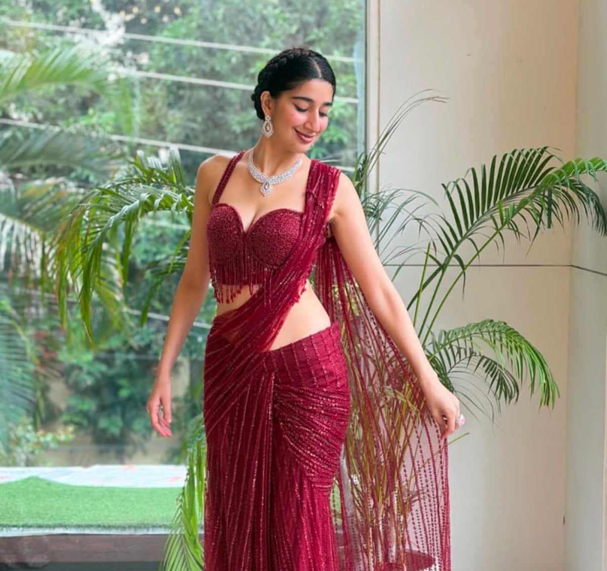 Women’s Lux Article Heavy Saree