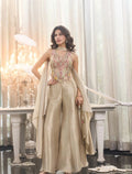 Women’s Embroidered Top & Palazzo Set with Statement Dupatta