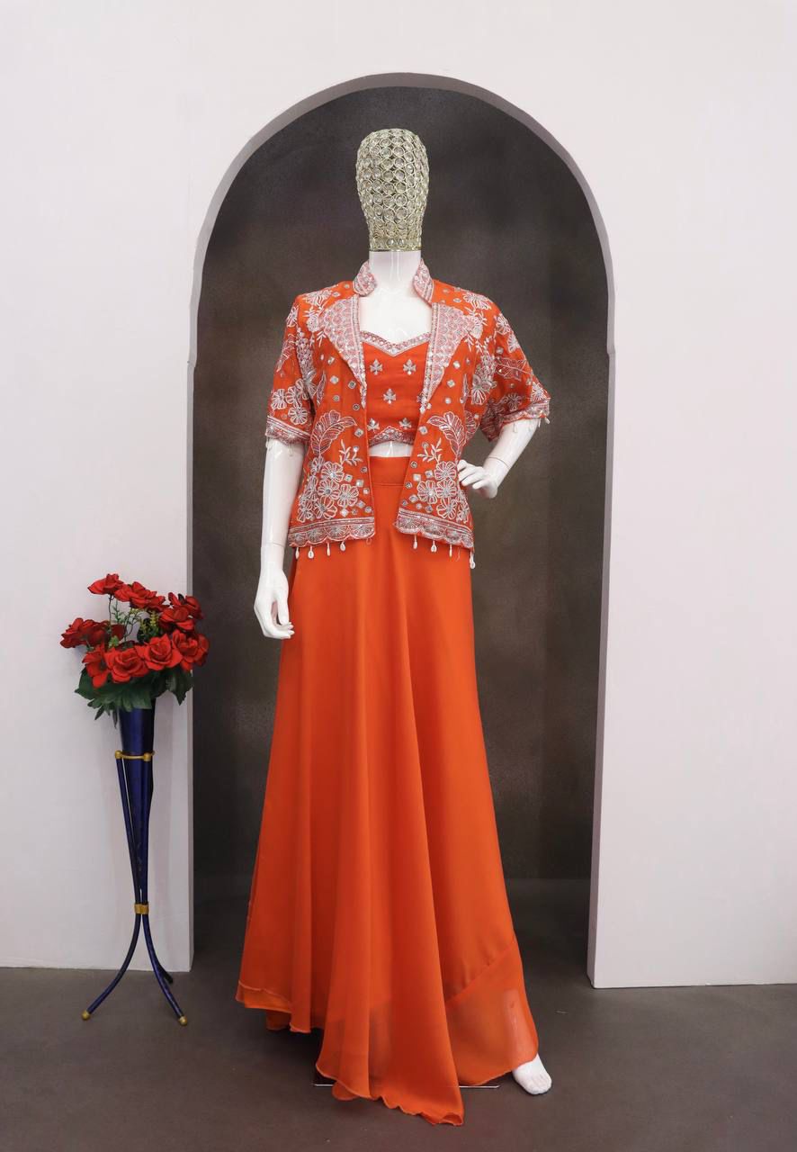 Rangoli Silk Lehenga Koti Set