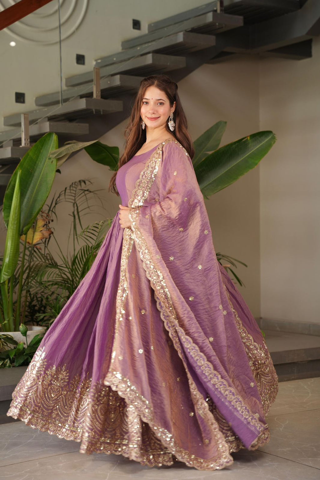 Party Wear Anarkali Kurti