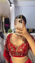 Royal Fusion Lehenga Saree Ensemble