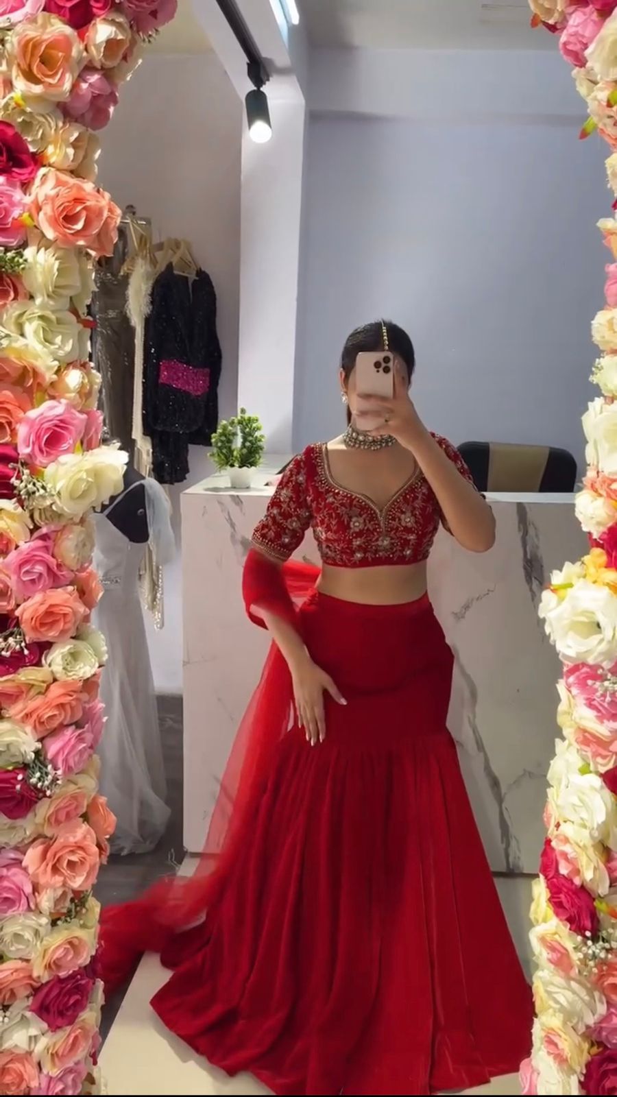 Royal Fusion Lehenga Saree Ensemble