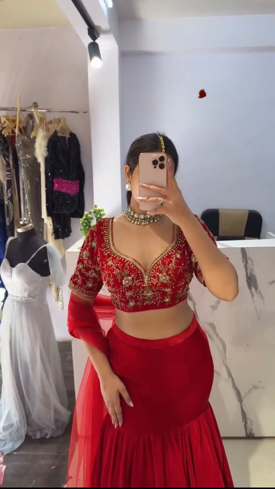Royal Fusion Lehenga Saree Ensemble