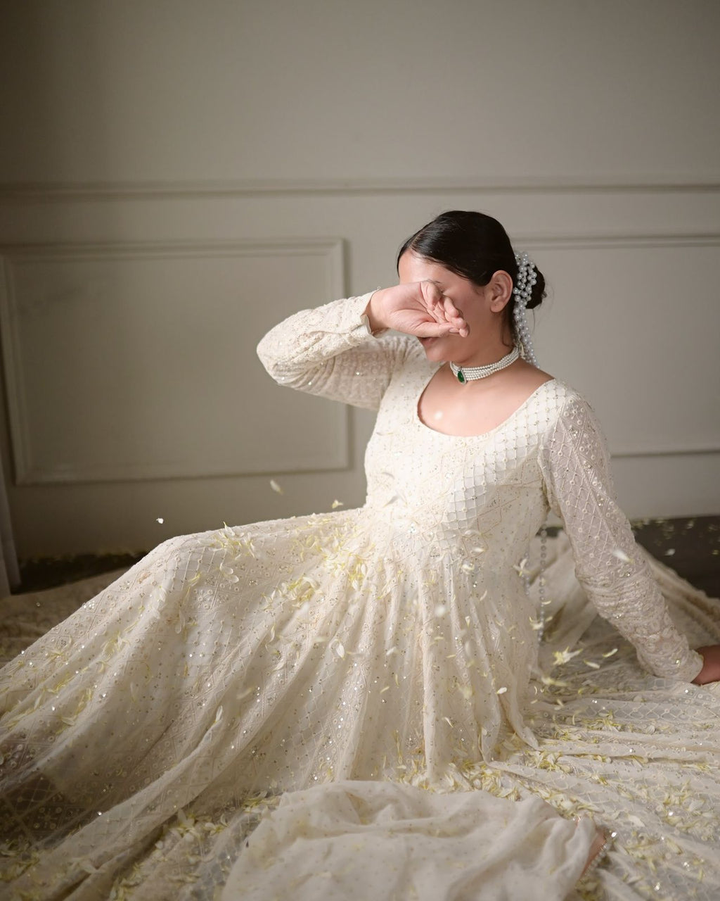 Heritage Bloom Anarkali Suit