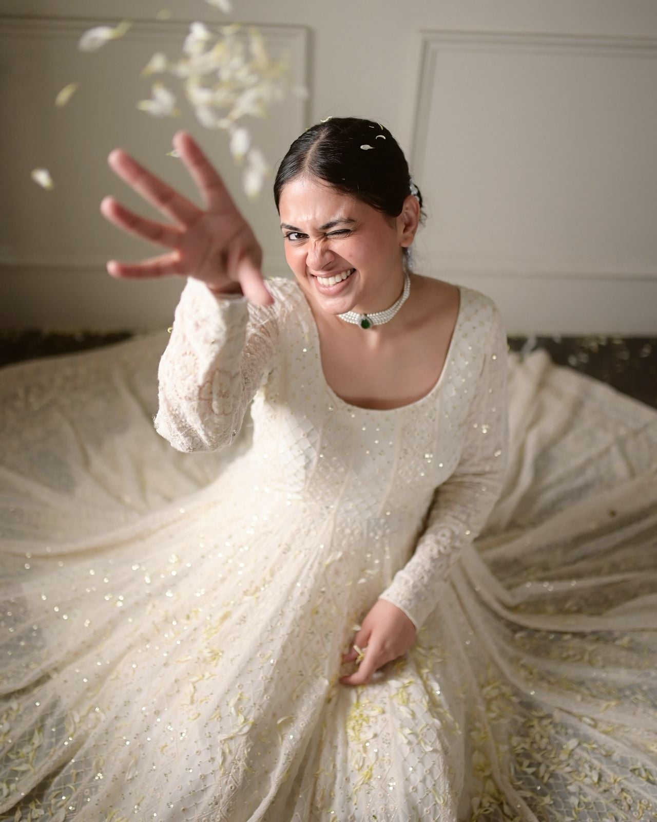Heritage Bloom Anarkali Suit
