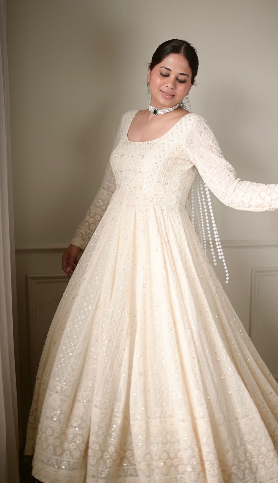 Heritage Bloom Anarkali Suit