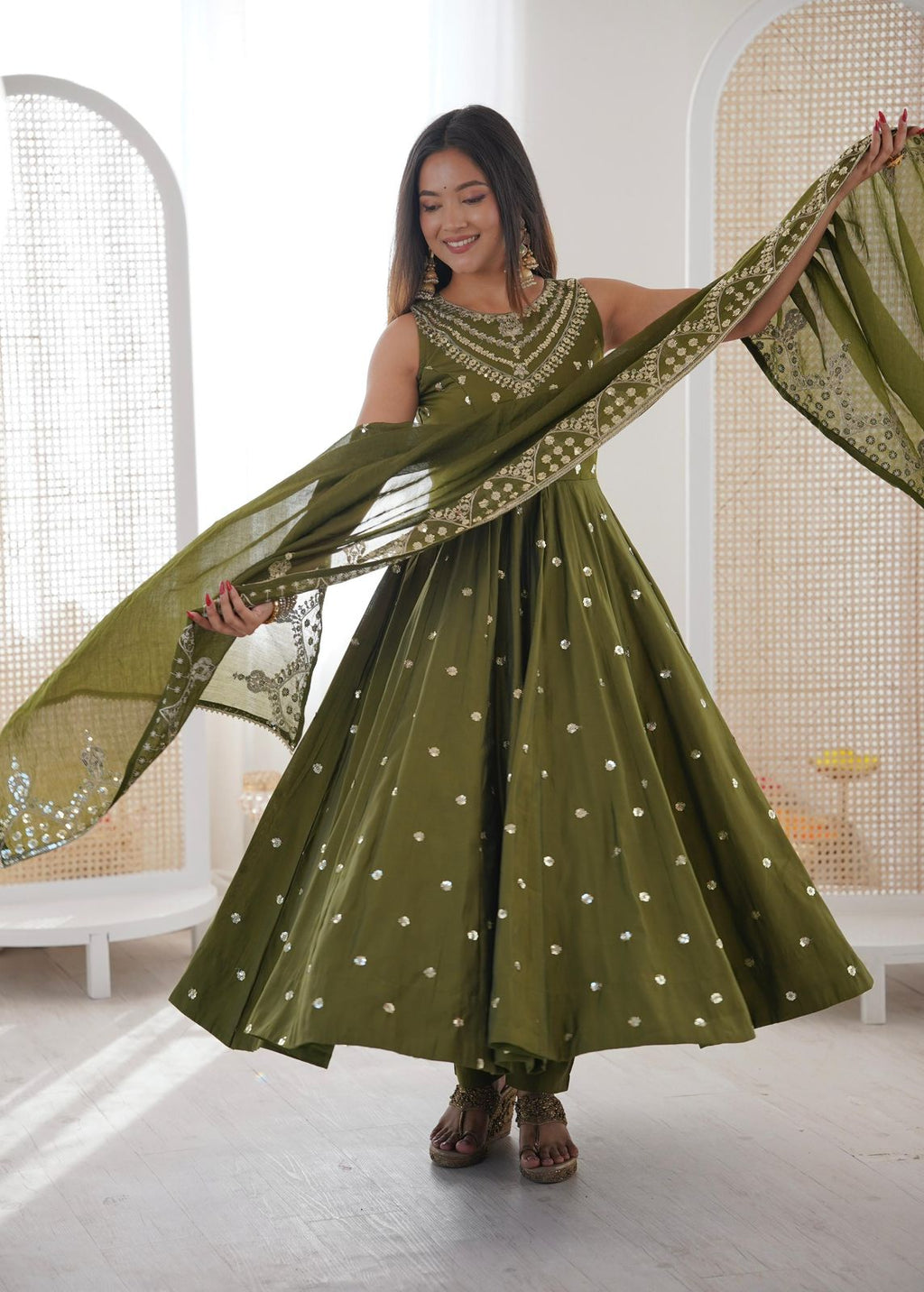Elegant Anarkali Gown