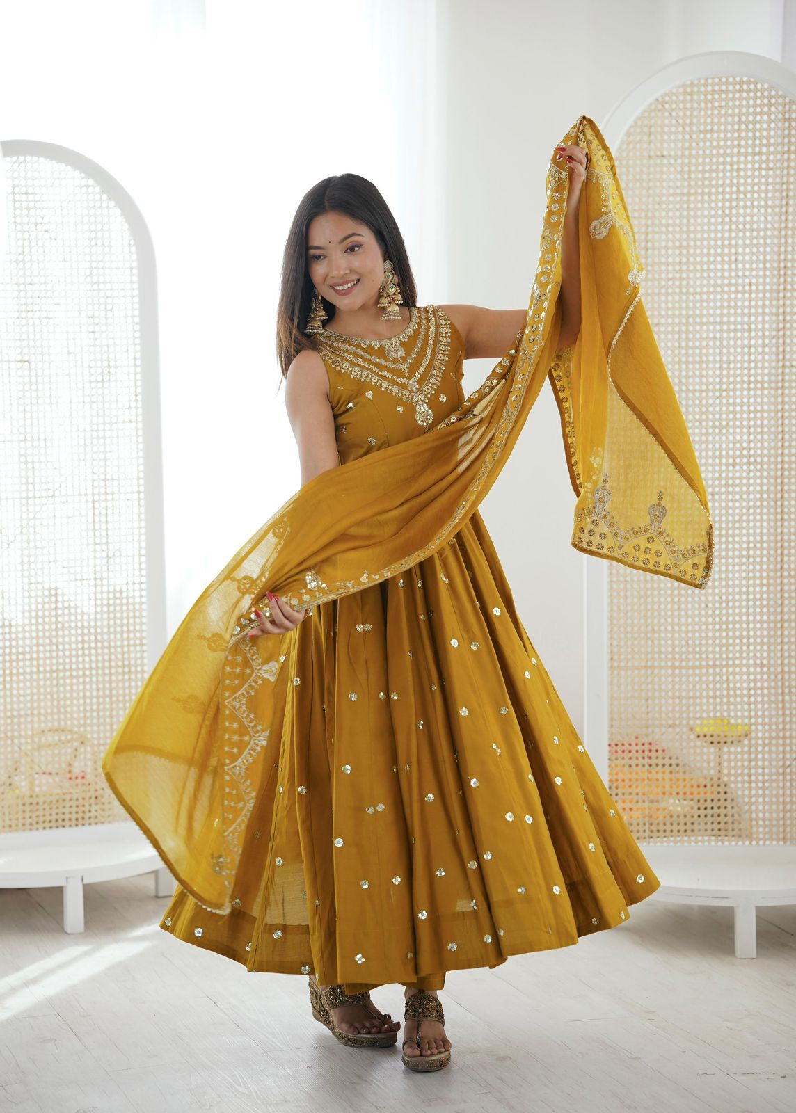 Elegant Anarkali Gown