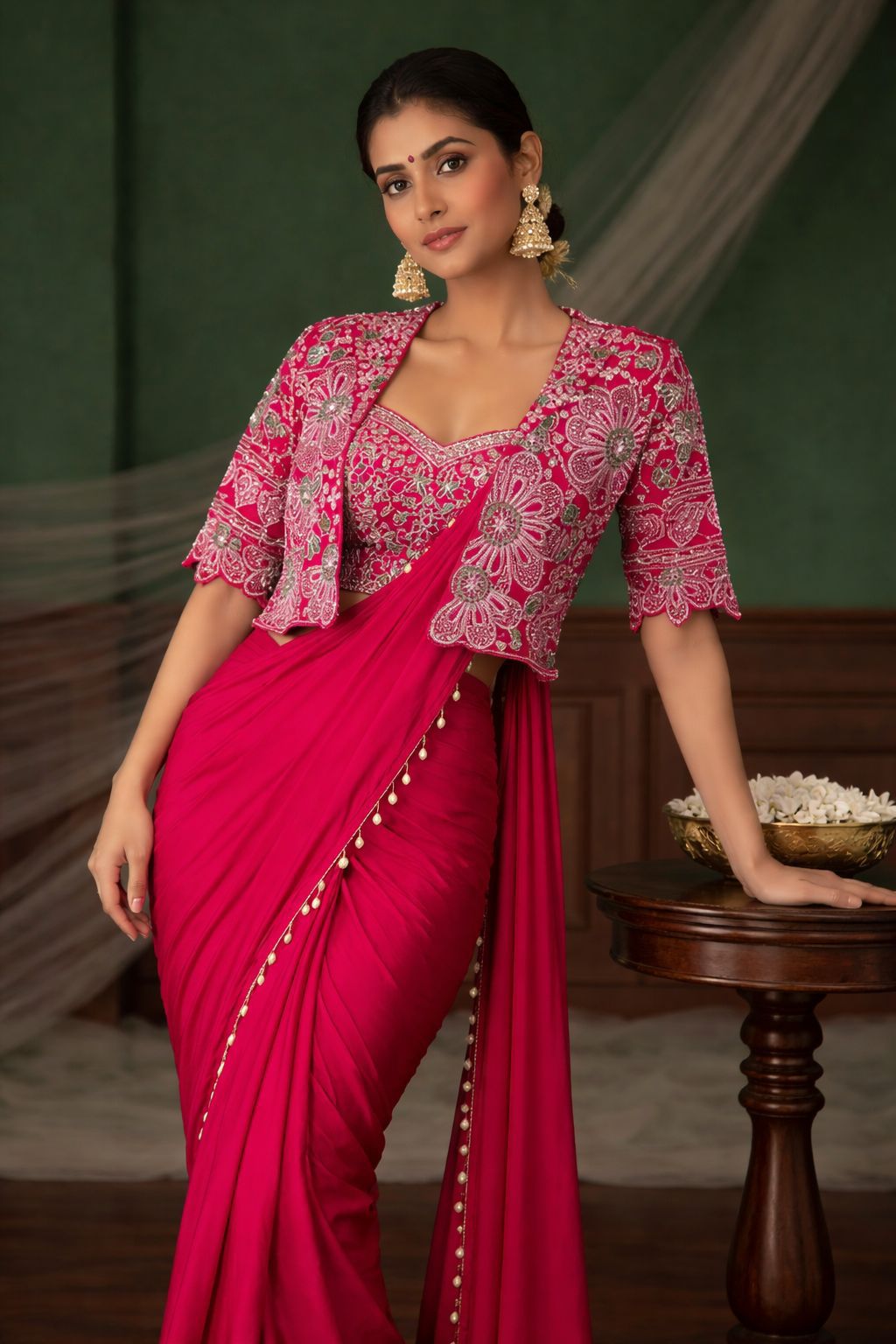 Festive Glow Ready To Wear Saree