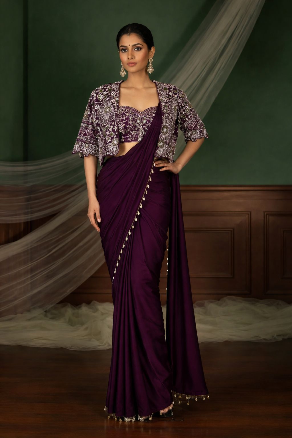 Festive Glow Ready To Wear Saree